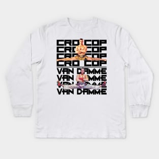 Crocop Van Damme Kids Long Sleeve T-Shirt